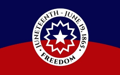 Juneteenth freedom flag