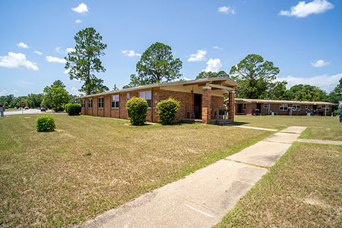 Side view of Dennis Homes Apartments